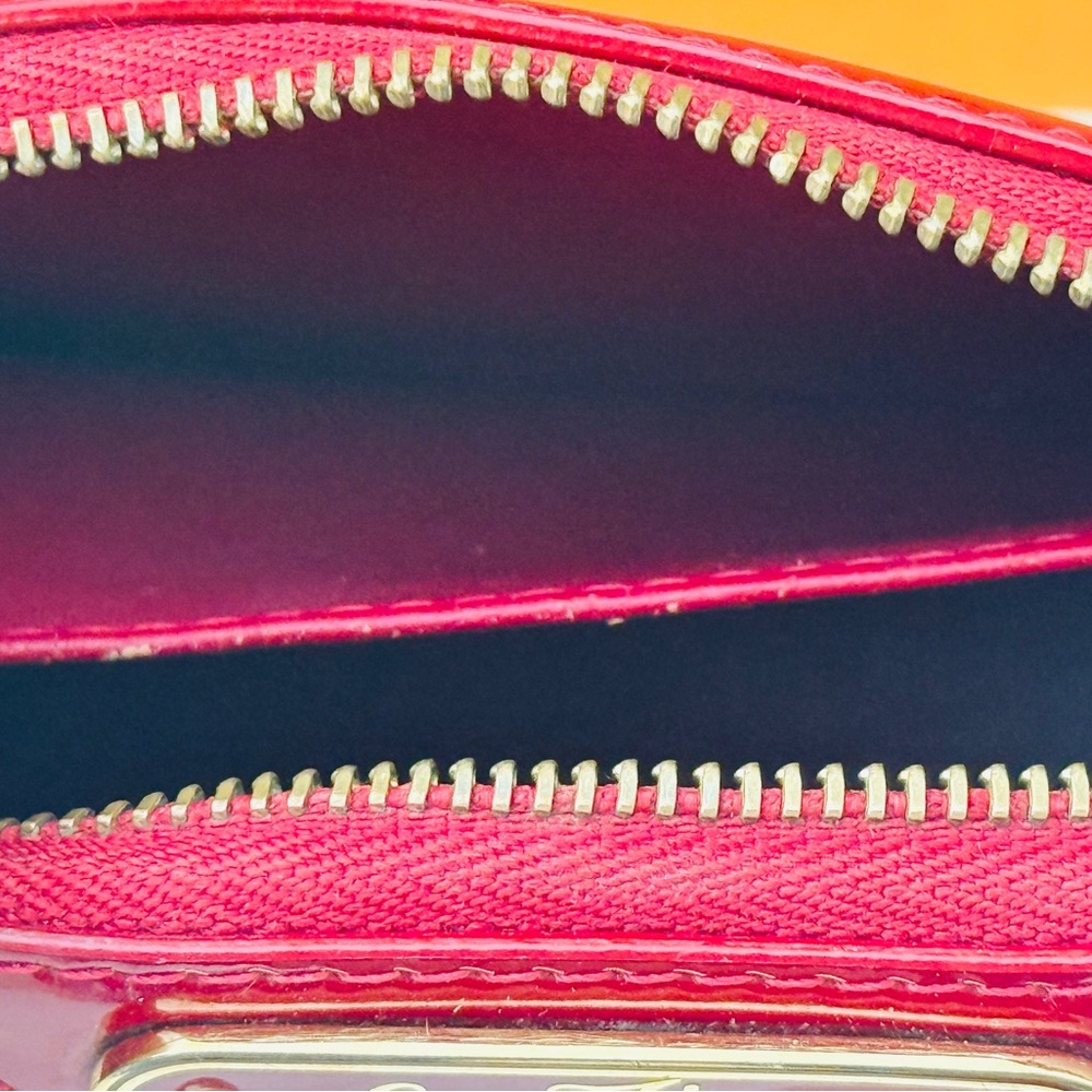 Louis Vuitton Trousse Cosmetic Pouch Pomme D'Amour Red Vernis M91487 Dustcover - Picture 14 of 16